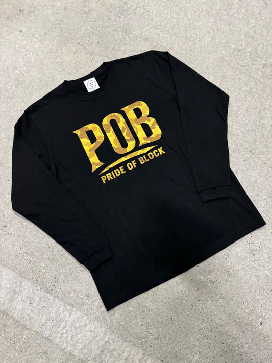 POB Yellow Long-sleeve T-shirt