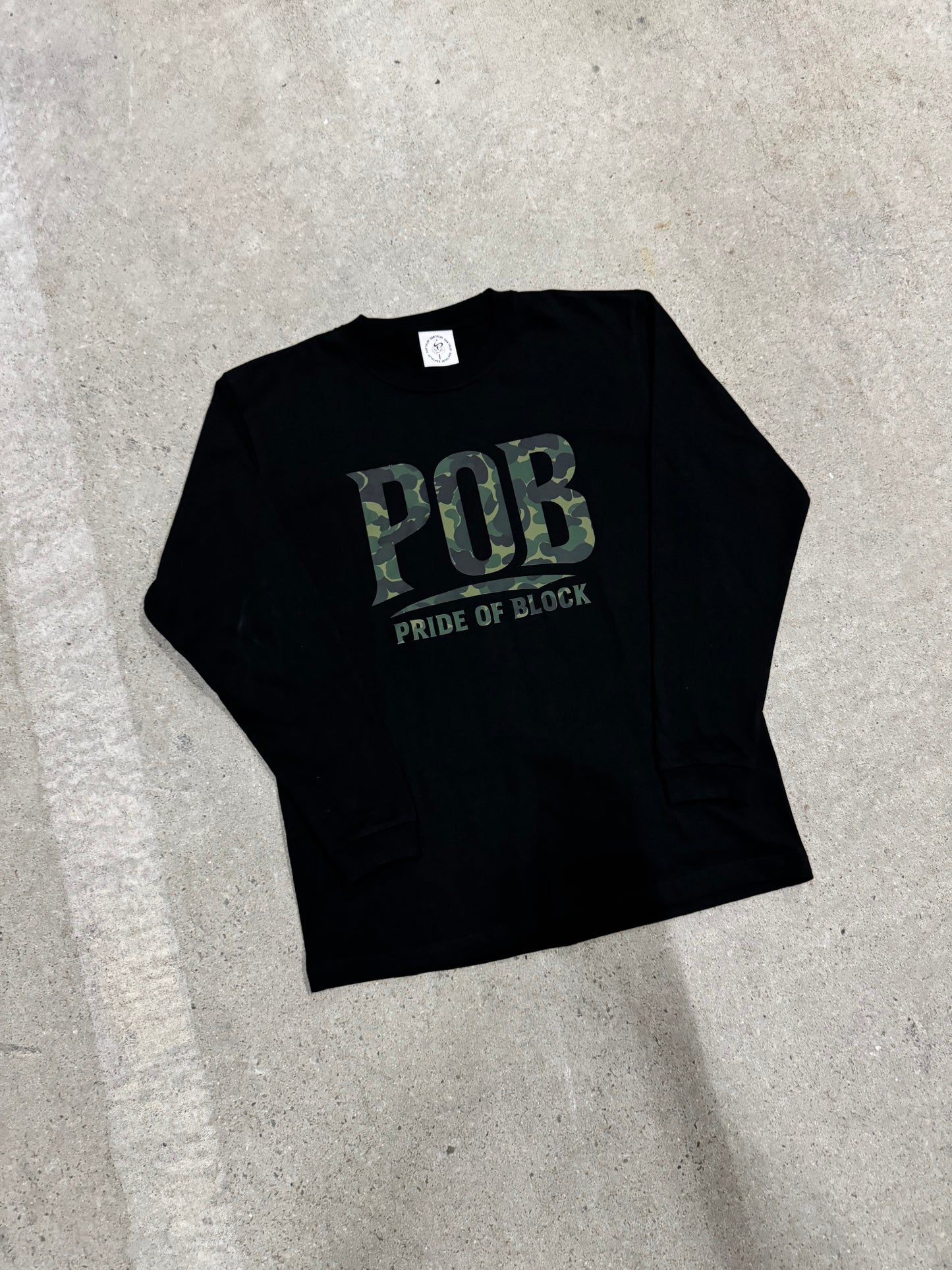 POB Green Long-sleeve T-shirt